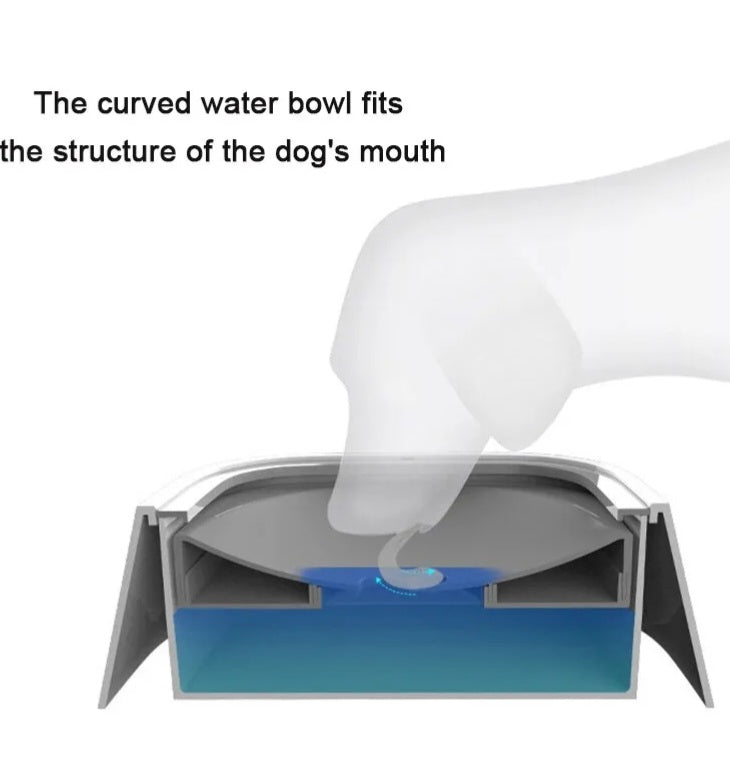 AquaFlow Splash-Proof Pet Bowl